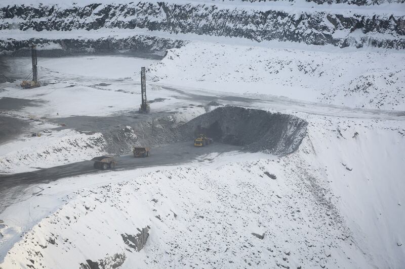 Mine de cuivre à ciel ouvert d’Aitik , de Boliden à Gallivare