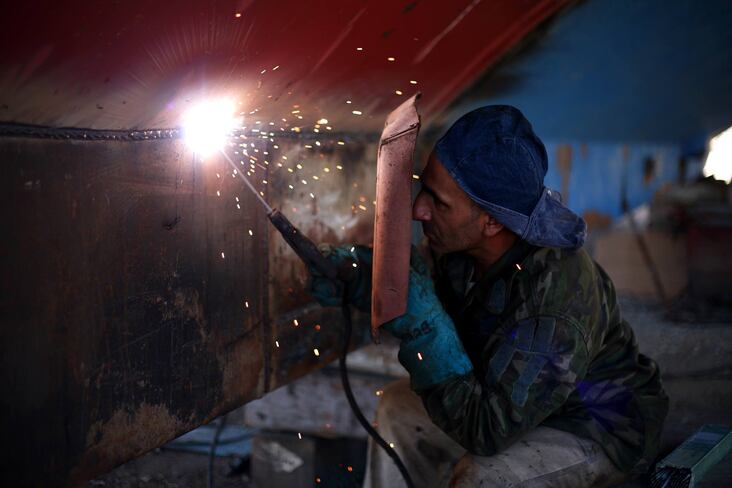 Accident du travail - homme atelier