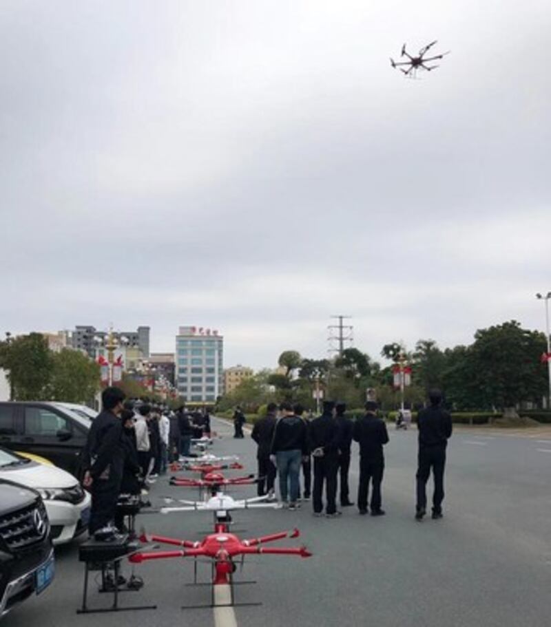 Drone Chine Coronavirus